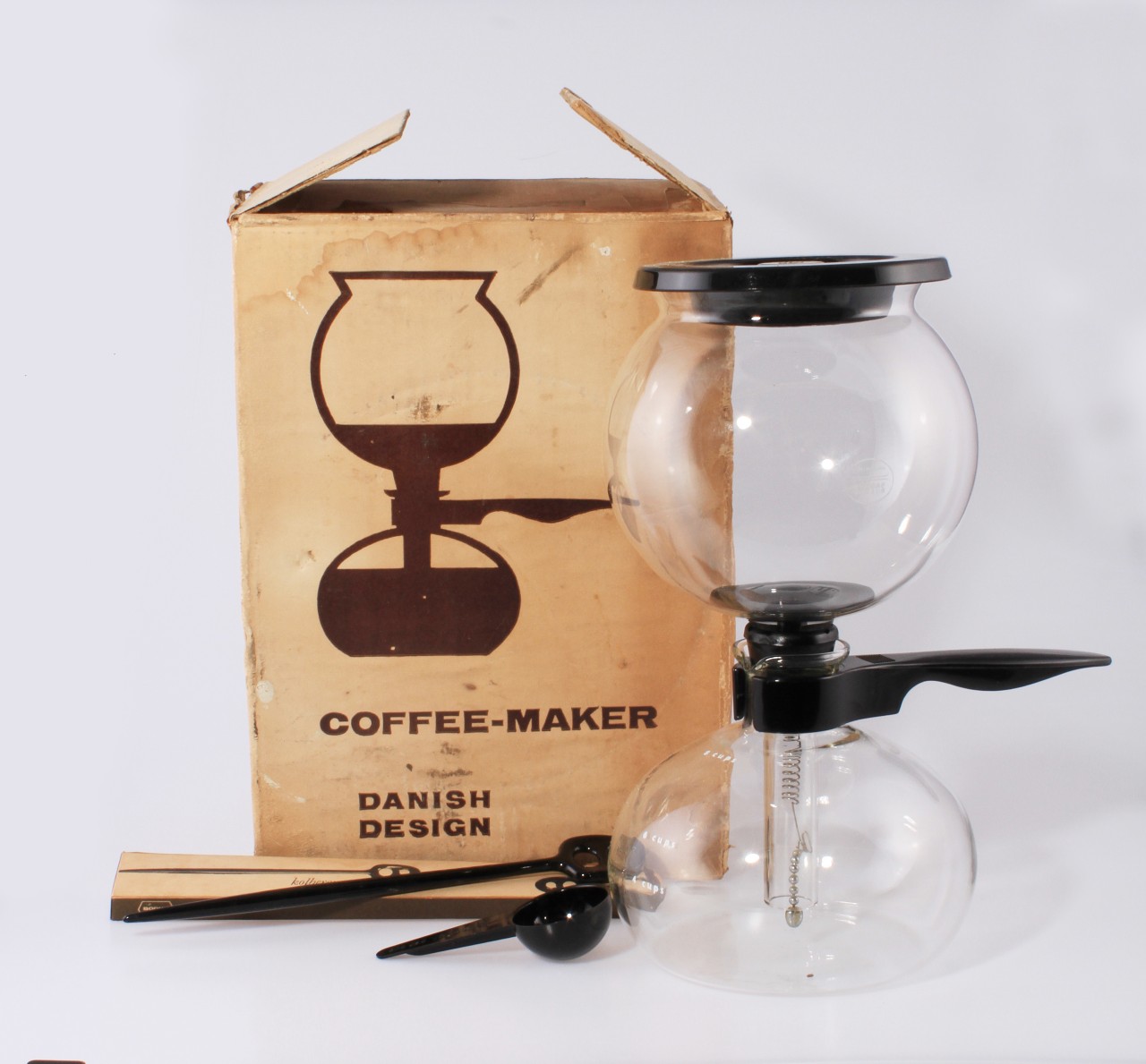 Santos Danish Design coffee maker in original packaging Logo